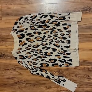 Leopard sweater from targets A New Day collection size S